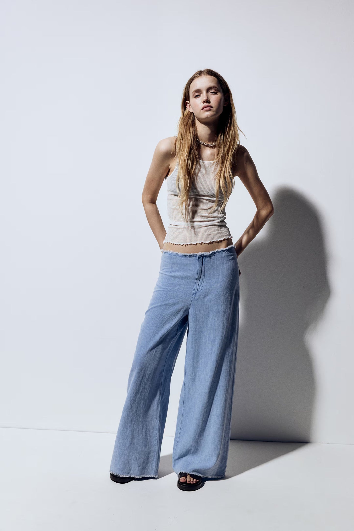 Fray Theory Linen Blend Pants