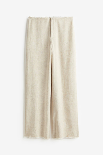 Fray Theory Linen Blend Pants