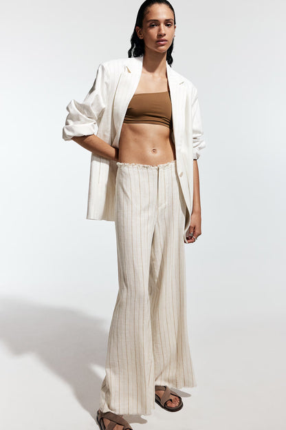 Fray Theory Linen Blend Pants