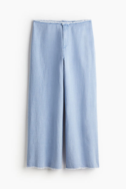Fray Theory Linen Blend Pants