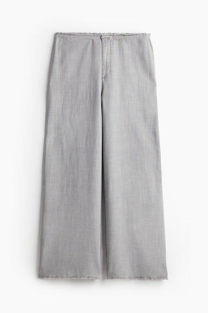 Fray Theory Linen Blend Pants