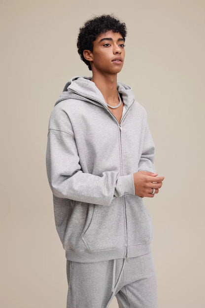 MASKED ZIPPED HOODIE