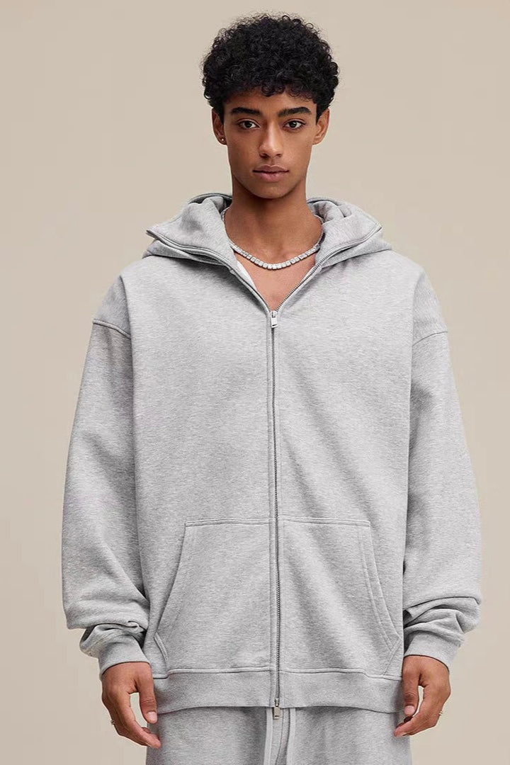 MASKED ZIPPED HOODIE