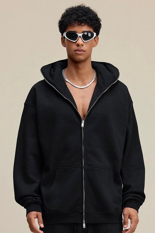 MASKED ZIPPED HOODIE