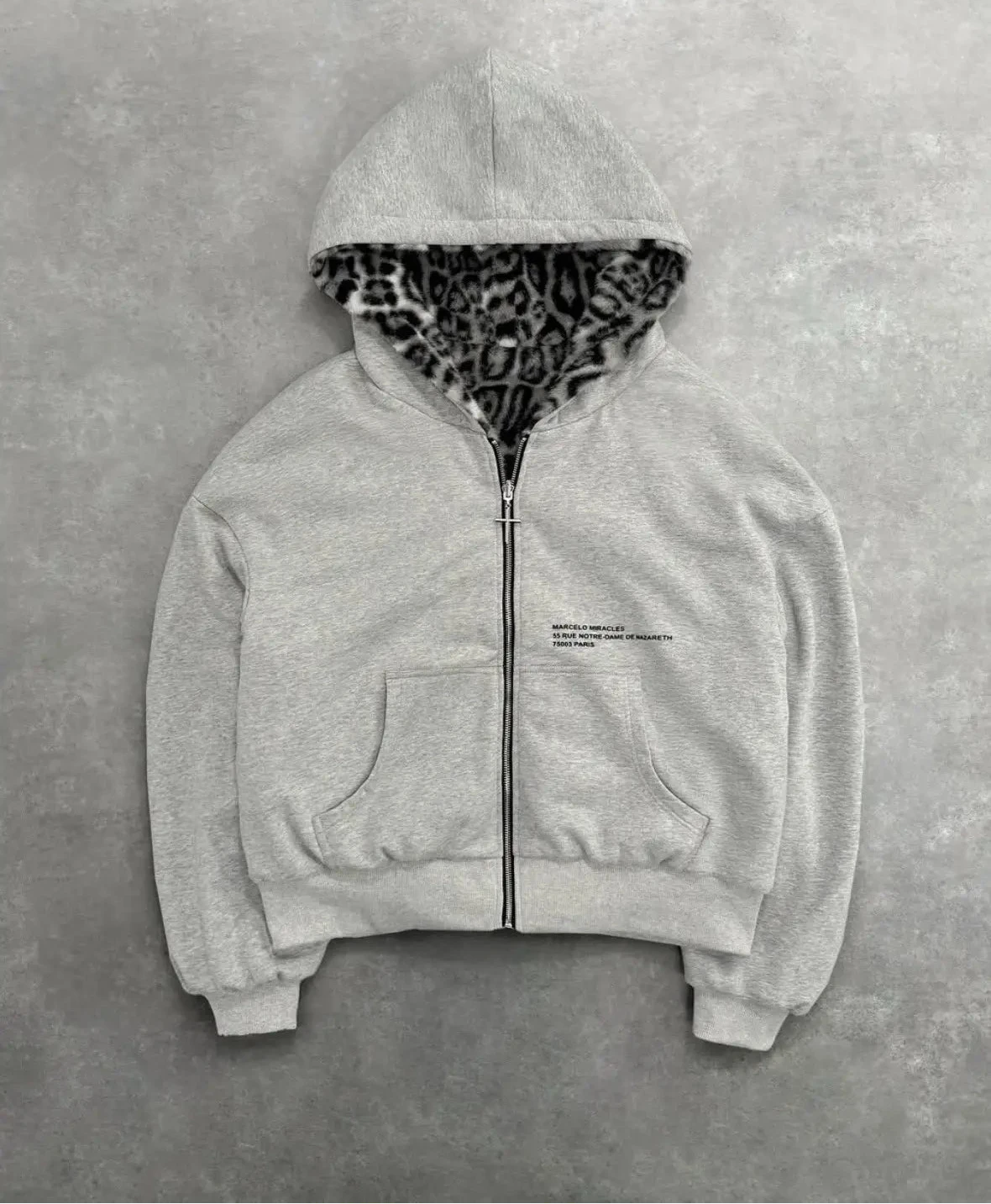 REVERSIBLE PANTHER HOODIE